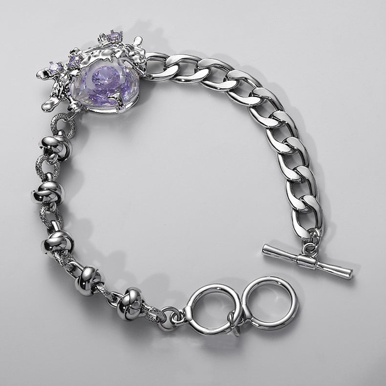 Purple Zircon Bracelet