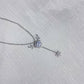 [Merry Christmas]Elk Horn Necklace, Snowflake Tassel Sweater Chain