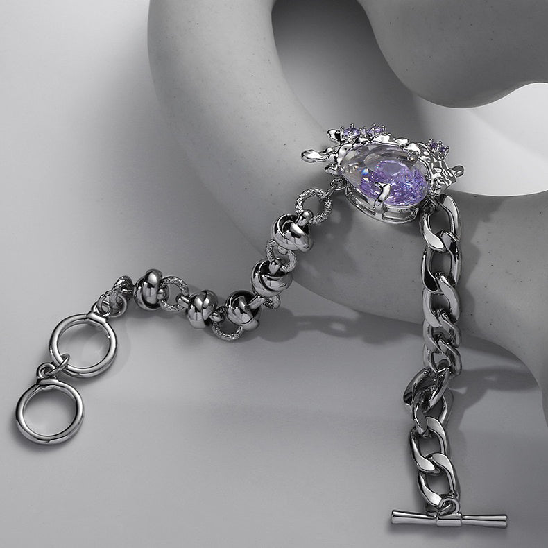 Purple Zircon Bracelet