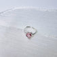 Pink Zircon Love Ring