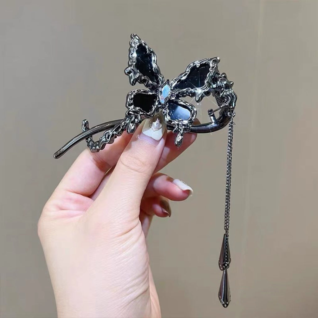 Butterfly Fringe Hair Clip