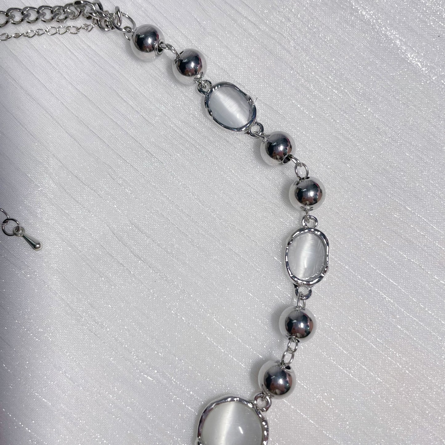 Moonstone Splicing Necklace，Fashion Clavicle Chain