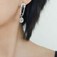 Asymmetric Pin Earrings