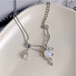 Opal Liquid Metal Necklace