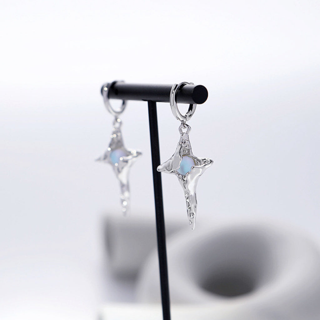 Moonstone Liquify Earrings，Moonstone Fashion Liquify Set