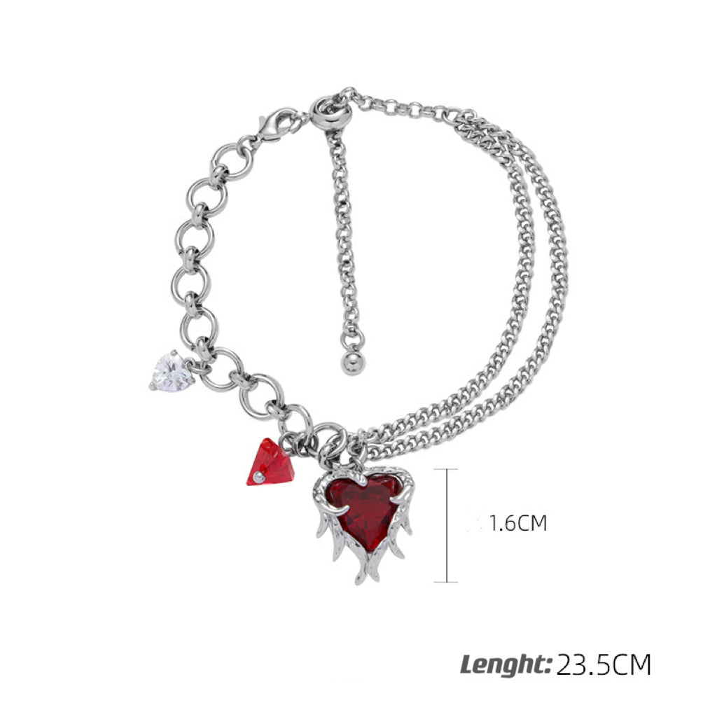 Ruby Fashion Girl Bracelet