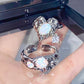 Opal Heart Ring Series