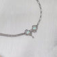 Opal Double Layer Stitching Necklace