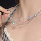 Zircom Splicing Necklace