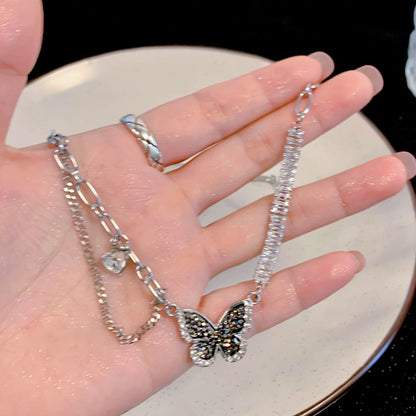 Butterfly Zircon Necklace