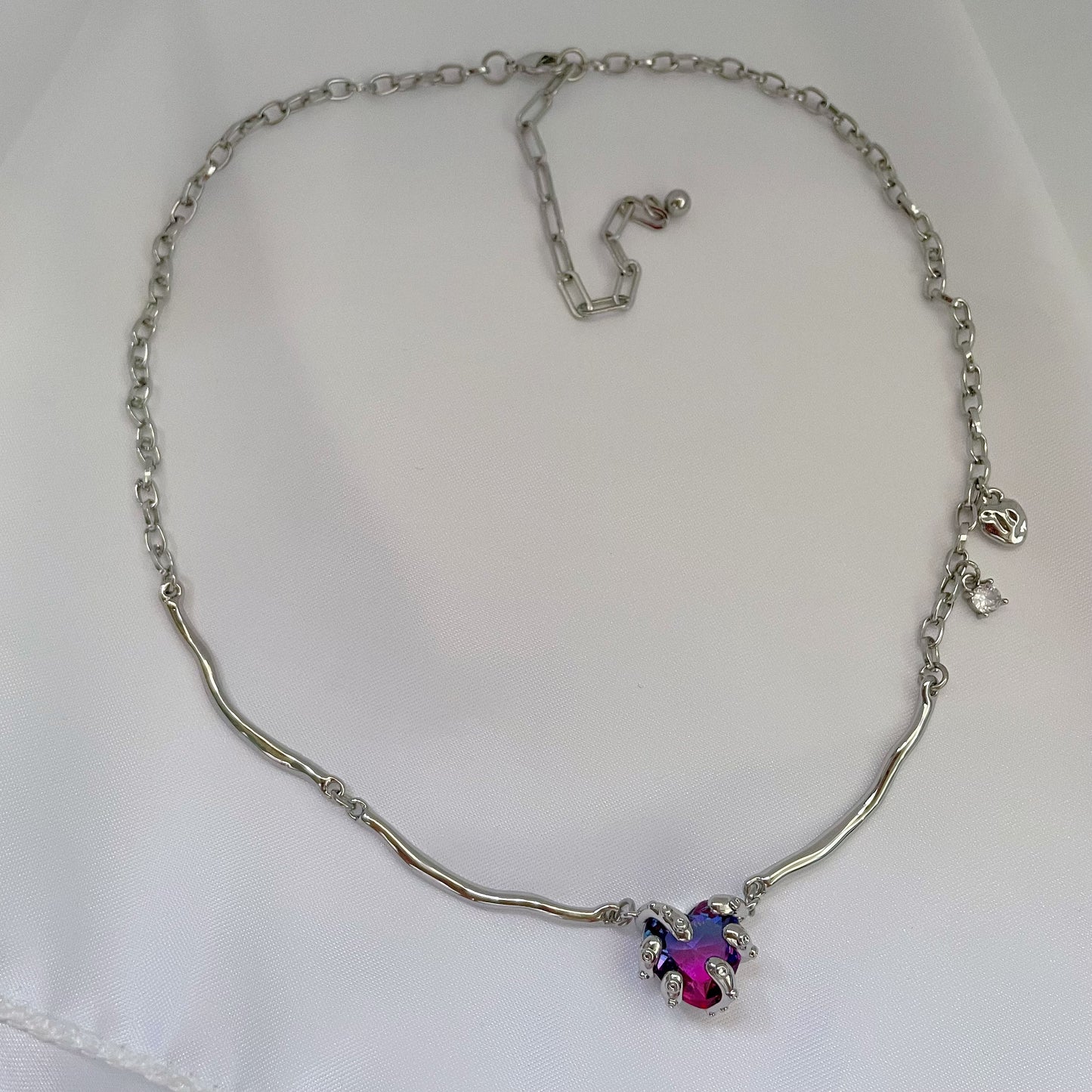 Purple Heart Zircon Necklace