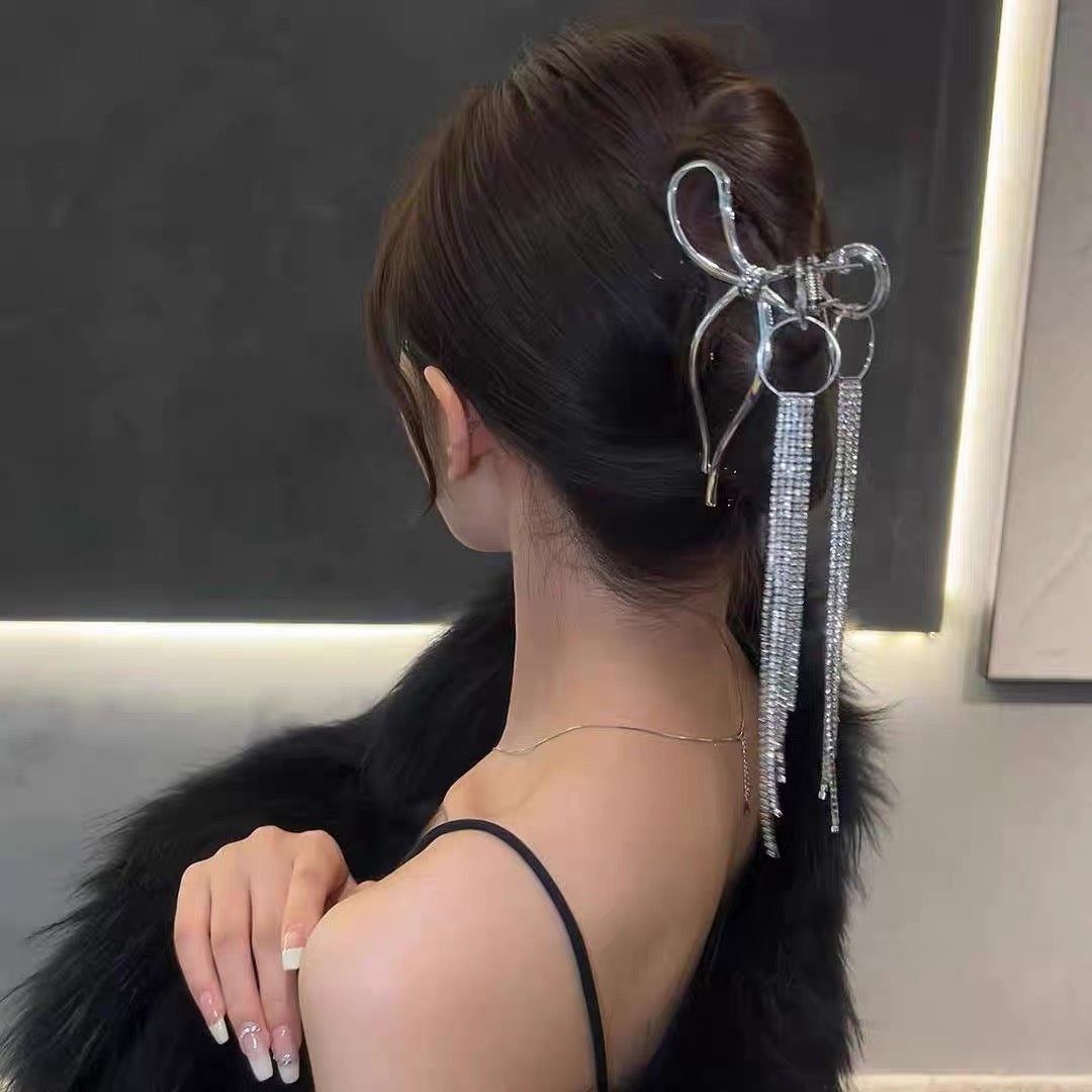 Ribbon Fringe French Barrette