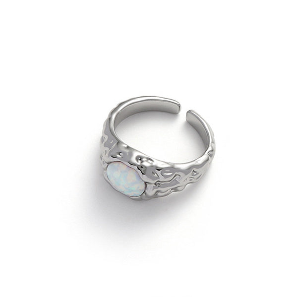 Opal Heart Ring Series