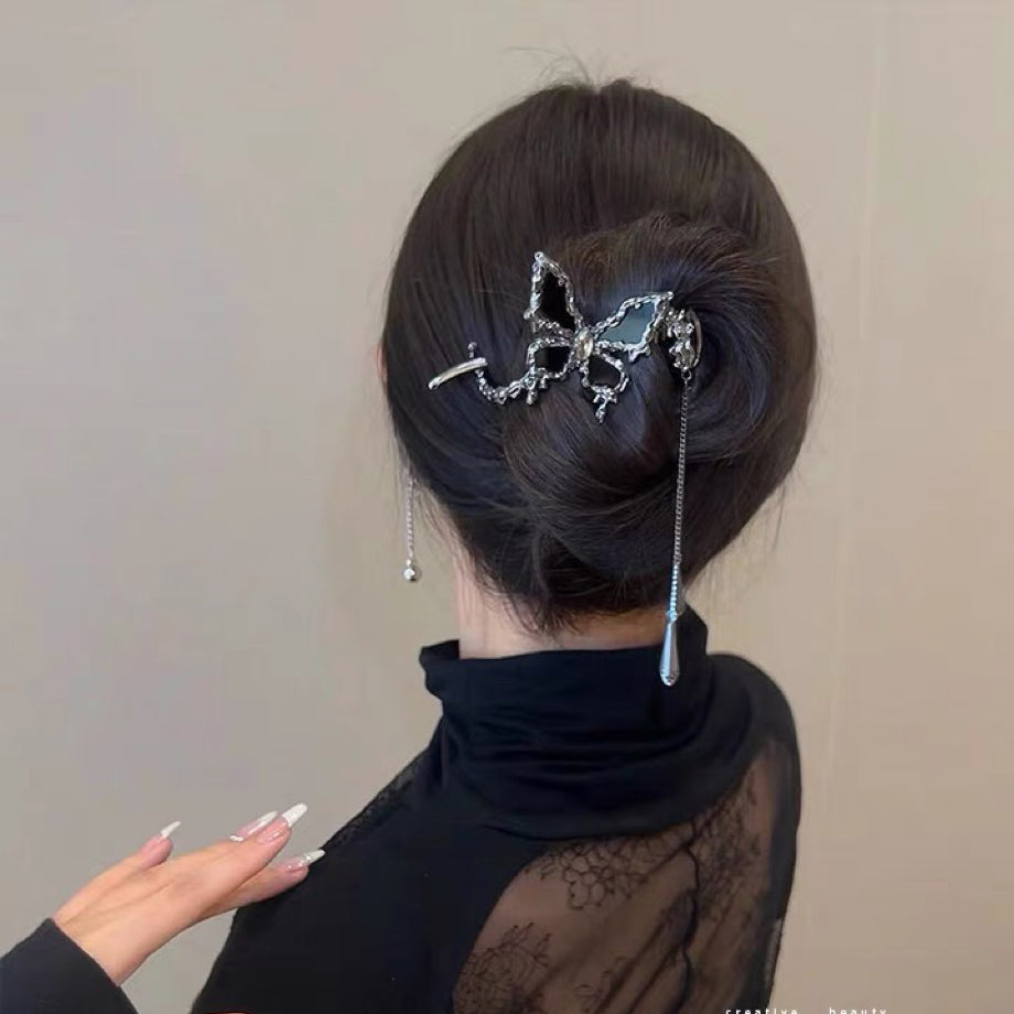 Butterfly Fringe Hair Clip